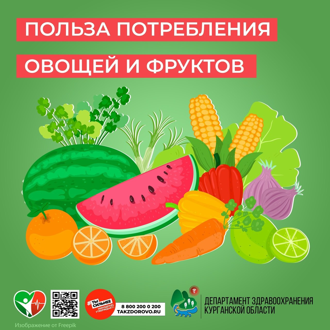 Польза фруктов и овощей.